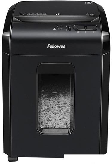 Шредер Fellowes Powershred 10M (черный)- фото