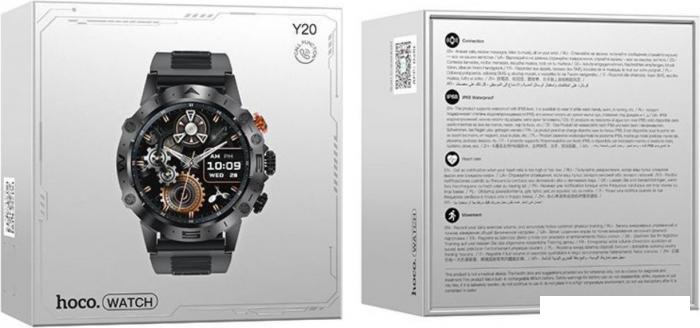 Умные часы Hoco Y20 (черный)- фото3