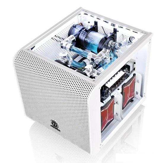 Корпус Thermaltake Core V1 Snow Edition [CA-1B8-00S6WN-01]- фото2
