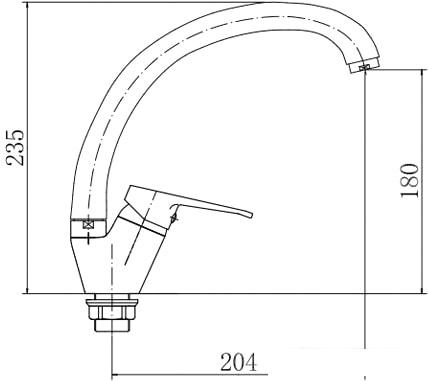 Смеситель Fashun A4113-2- фото2