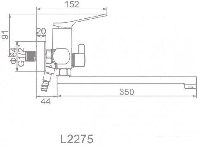 Смеситель Ledeme L2275- фото2