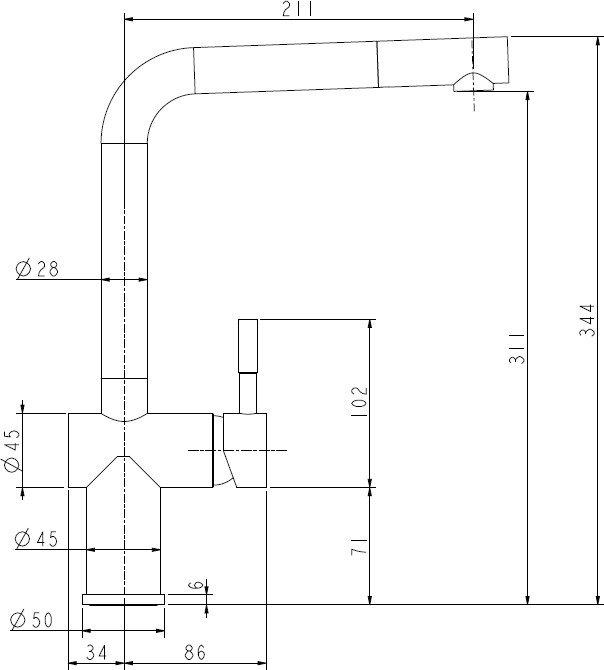 Смеситель ZorG Titan Premium (satin)- фото2