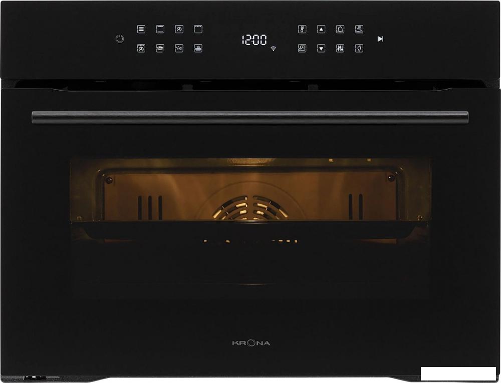 Электрический духовой шкаф Krona Onyx 45H BL/BL- фото3