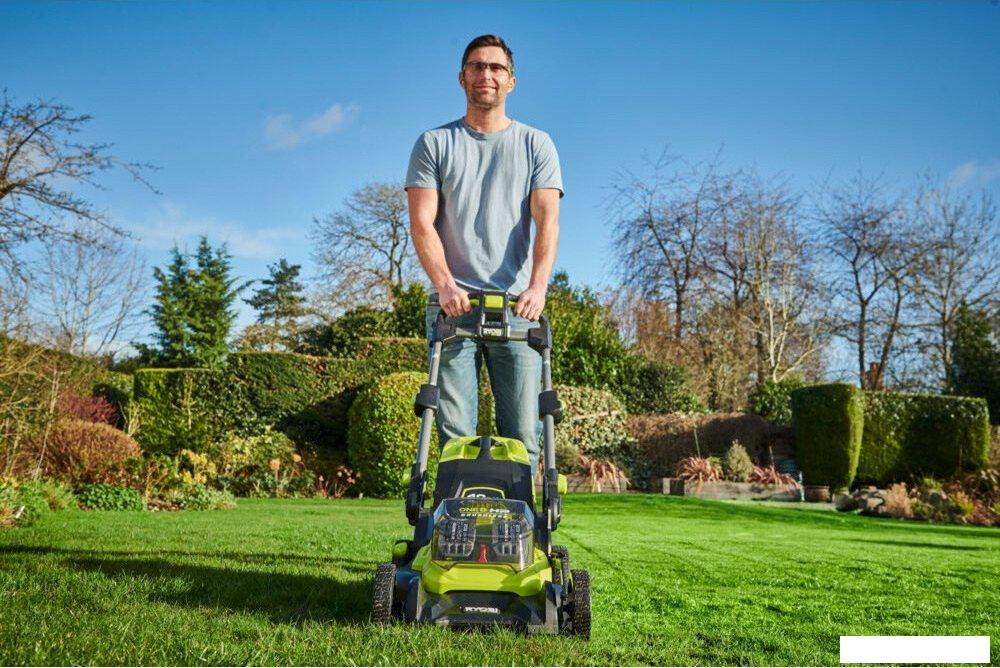 Газонокосилка Ryobi RY18LMX40B-0 (без АКБ)- фото4