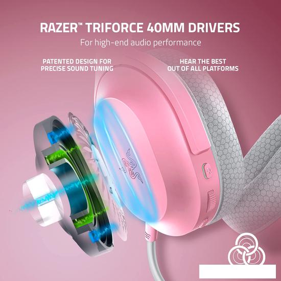 Наушники Razer Barracuda X 2022 (розовый)- фото4