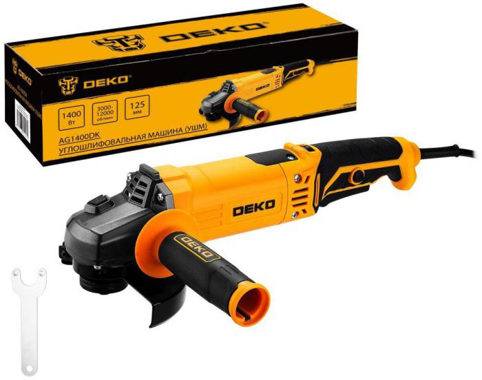 Угловая шлифмашина Deko AG1400DK 083-1027- фото