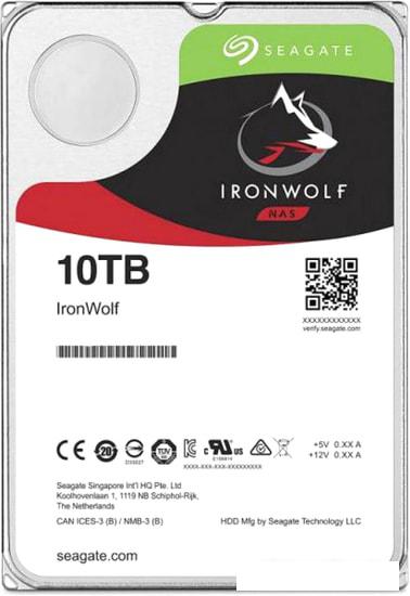Жесткий диск Seagate IronWolf 10TB ST10000VN000- фото