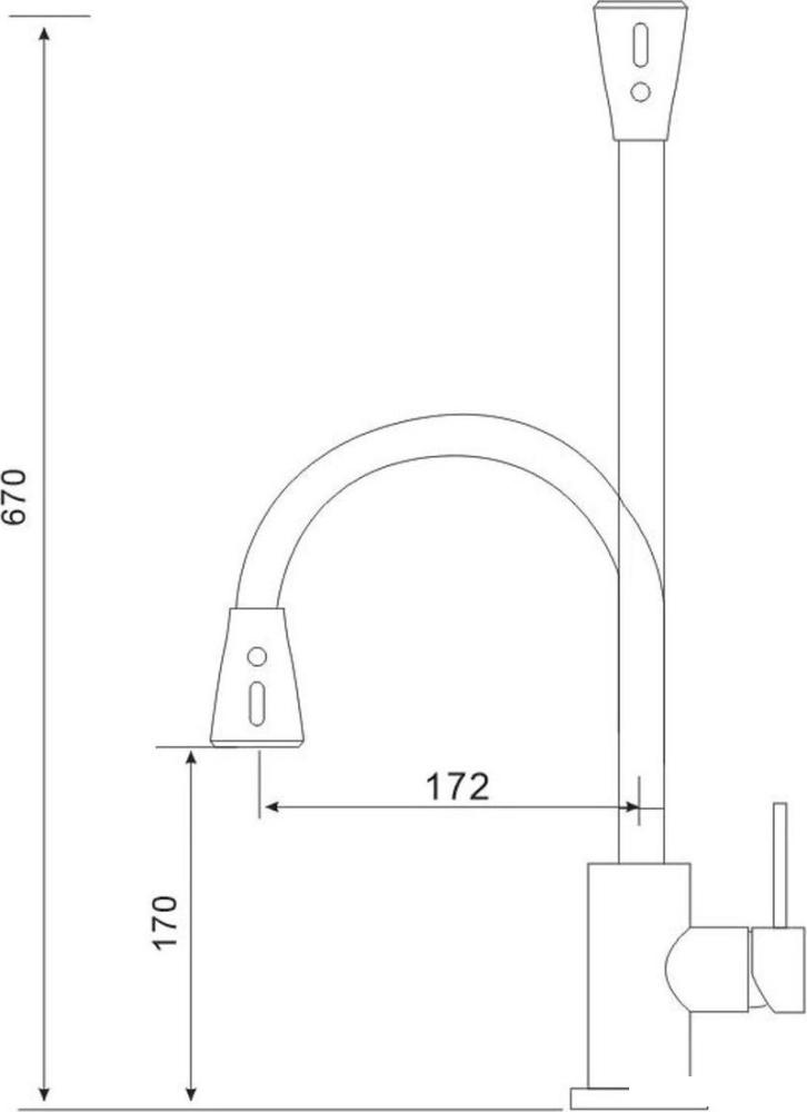 Смеситель Gross Aqua Neosteel 3241609SSG- фото2