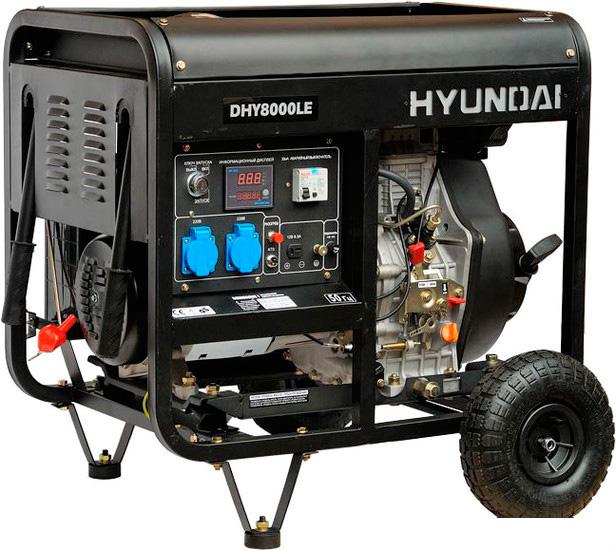 Дизельный генератор Hyundai DHY 8000LE- фото2