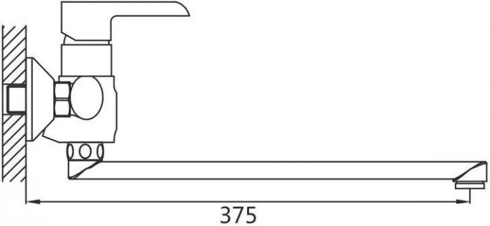Смеситель Shevanik S6022H- фото2