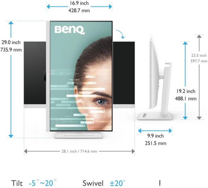 Монитор BenQ Eye-Care GW3290QT- фото2