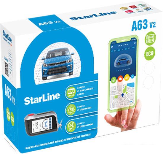 Автосигнализация StarLine A63 V2 2CAN+2LIN ECO- фото