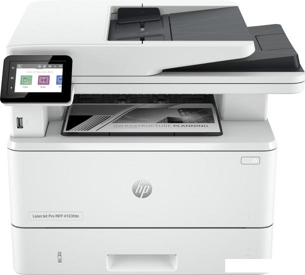 МФУ HP LaserJet Pro MFP 4103fdn 2Z628A- фото