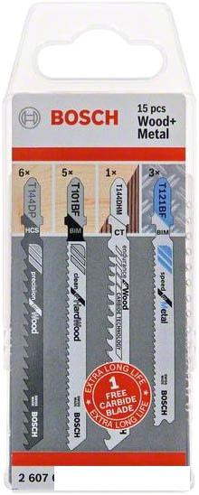 Набор оснастки Bosch 2607011437 (15 предметов)