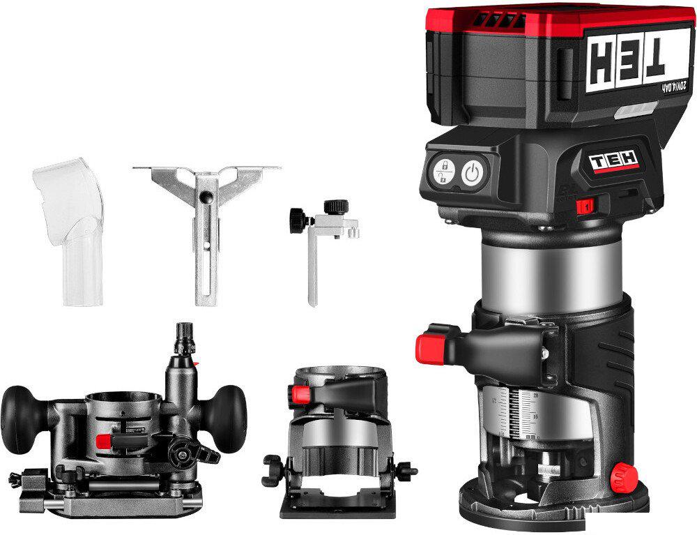 Кромочно-петельный фрезер TEH LT607-1B (с 1-им АКБ, сумка)