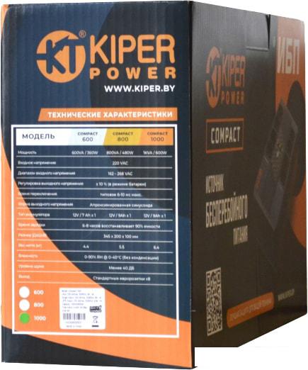 Источник бесперебойного питания Kiper Power Compact 600- фото4