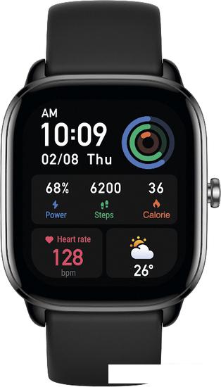 Умные часы Amazfit GTS 4 Mini (полночный черный)- фото3