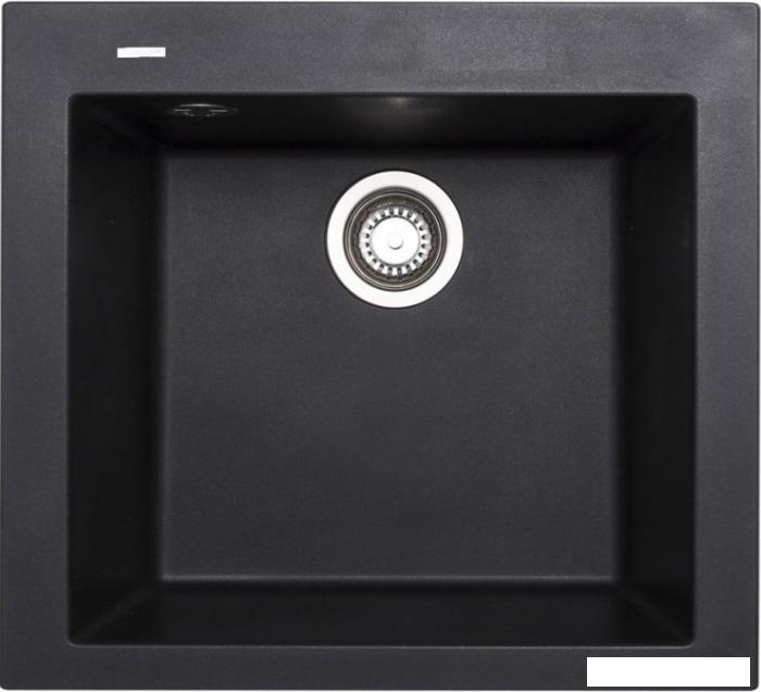 Кухонная мойка Longran Cube CUG 560.500 (onyx/10)- фото