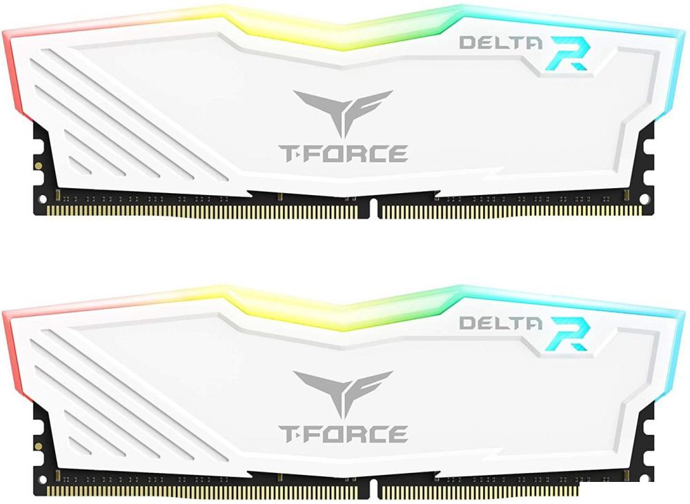 Оперативная память Team T-Force Delta RGB 2x8ГБ DDR4 3200 МГц TF4D416G3200HC16FDC01- фото