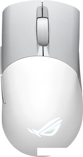 Игровая мышь ASUS ROG Keris Wireless AimPoint Moonlight White- фото