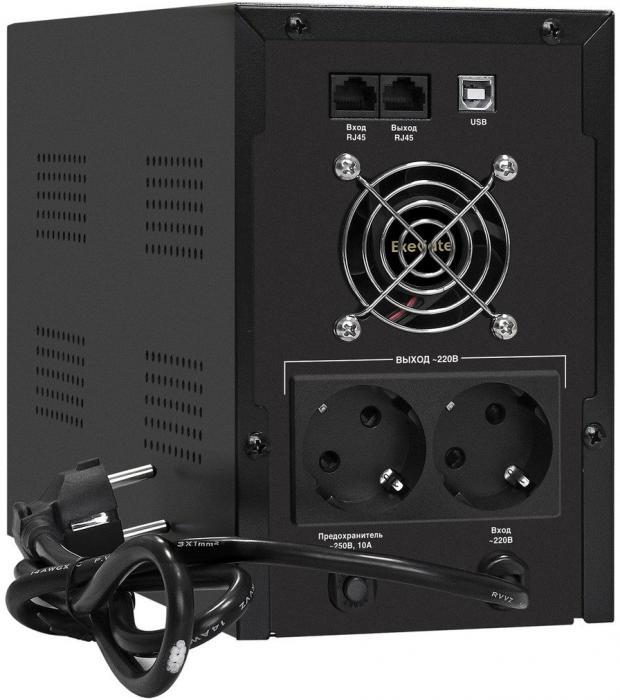 Источник бесперебойного питания ExeGate SpecialPro Smart LLB-2000.LCD.AVR.2SH.RJ.USB EX292632RUS- фото3