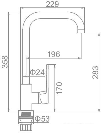 Смеситель Ledeme L4067- фото2