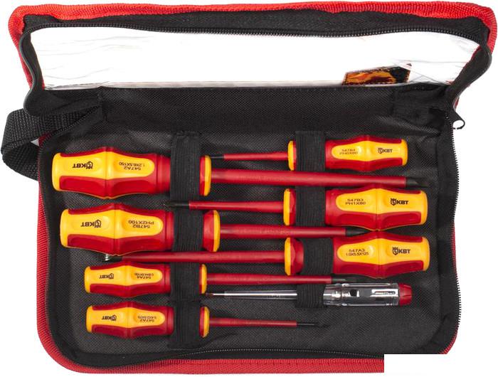 Набор отверток КВТ Профи НИО-08-S (8 предметов)- фото