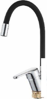 Смеситель Ledeme L4132-2 (хром/черный)- фото