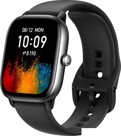 Умные часы Amazfit GTS 4 Mini (полночный черный)- фото