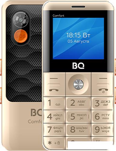 Кнопочный телефон BQ-Mobile BQ-2006 Comfort (золотистый)
