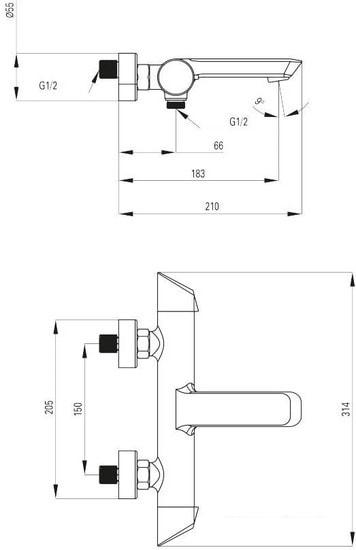 Смеситель Deante Arnika BQA N11M- фото3