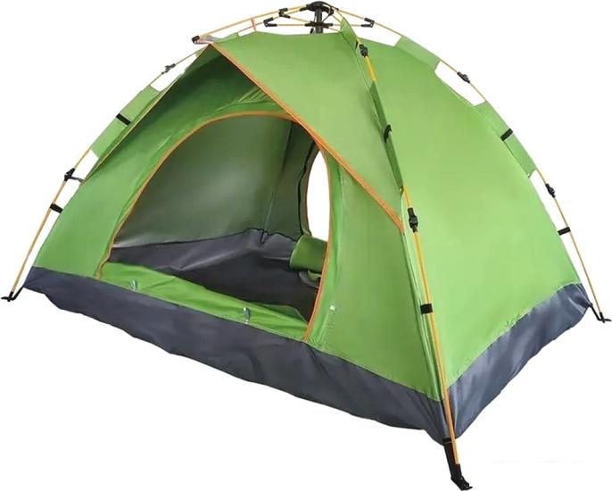 Треккинговая палатка ForceKraft FK-CAMP-1 (зеленый)- фото