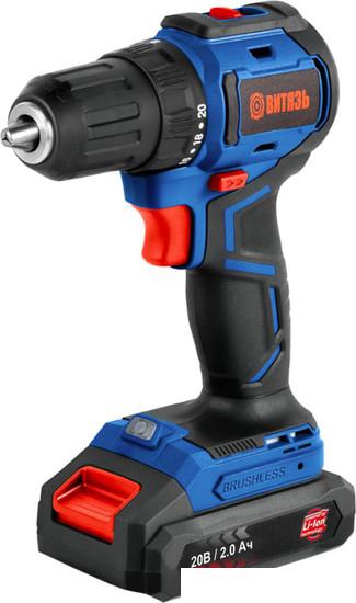 Дрель-шуруповерт Витязь ДА-520-13 18012022 (с 2-мя АКБ, кейс, набор оснастки)- фото