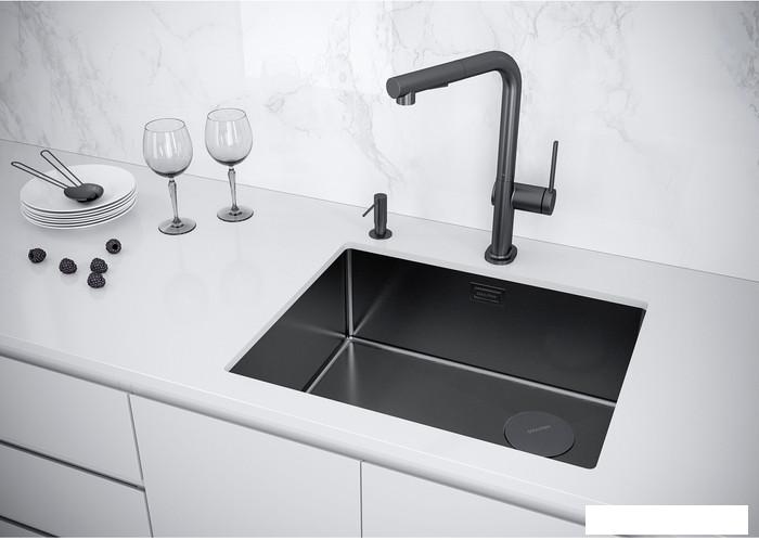 Кухонная мойка Paulmark NEXT-SKEW-540 PM885444-GM- фото3