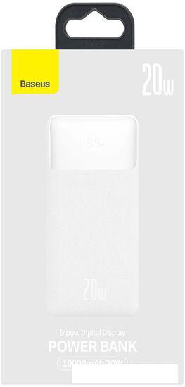 Внешний аккумулятор Baseus Bipow Fast Charge Power Bank 20W 10000mAh (белый)- фото4