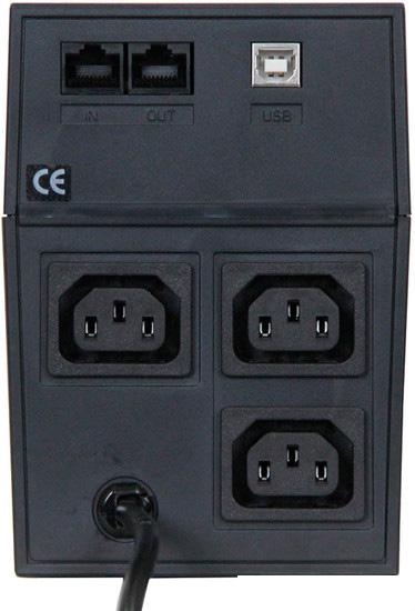 Источник бесперебойного питания Powercom RPT-600AP SE01 600VA- фото3