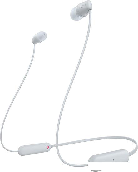 Наушники Sony WI-C100 (белый)- фото