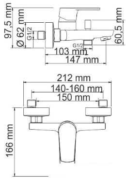 Смеситель Wasserkraft Dill 6101- фото3