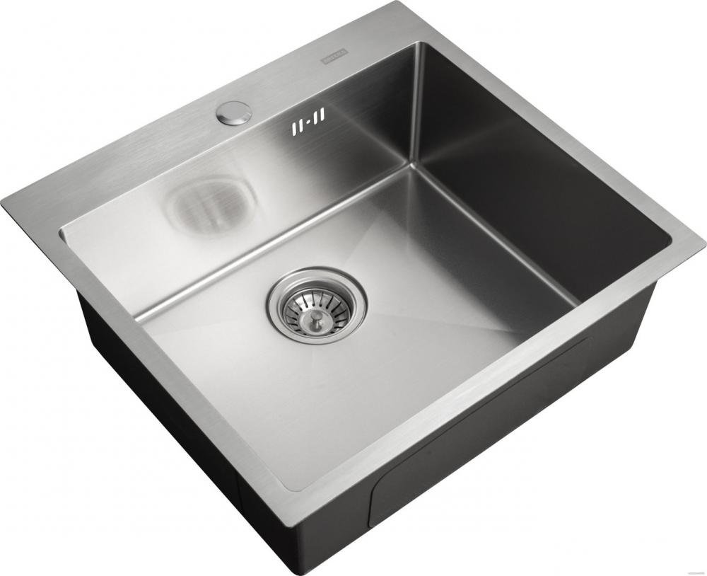 Кухонная мойка ARFEKA AF 550*505 Satin Nano- фото2