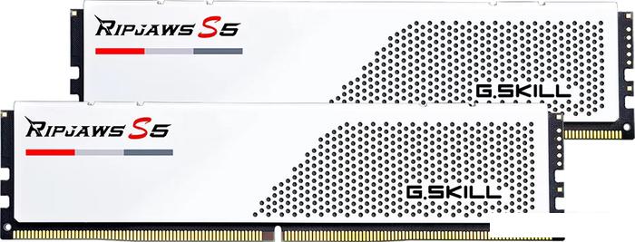 Оперативная память G.Skill Ripjaws S5 2x32ГБ DDR5 5600МГц F5-5600J3636D32GX2-RS5W- фото