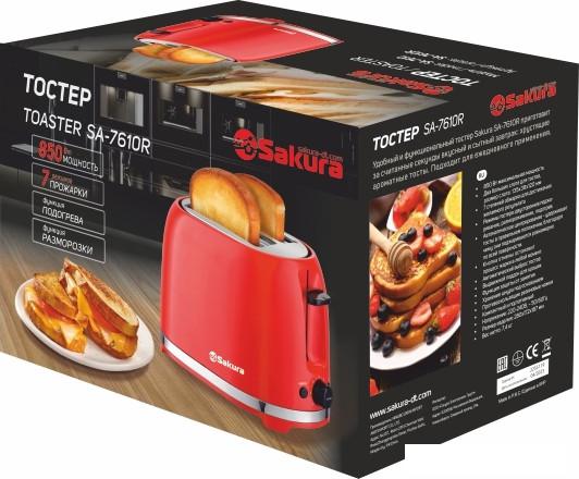 Тостер Sakura SA-7610R- фото2