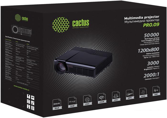 Проектор CACTUS CS-PRO.09B.WXGA-A- фото4