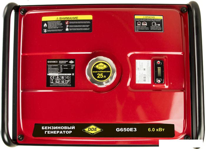 Бензиновый генератор DDE G650E3- фото4