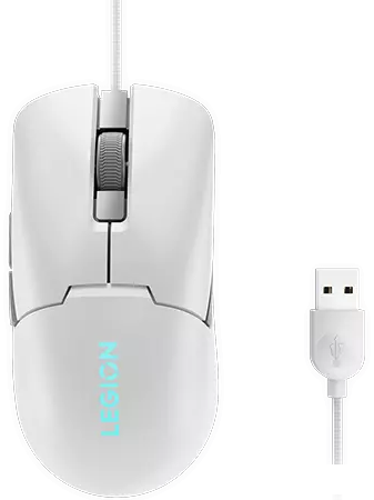 Игровая мышь Lenovo Legion M300s RGB (белый)- фото2
