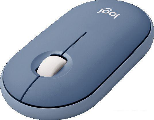 Мышь Logitech M350 Pebble (темно-синий)- фото2