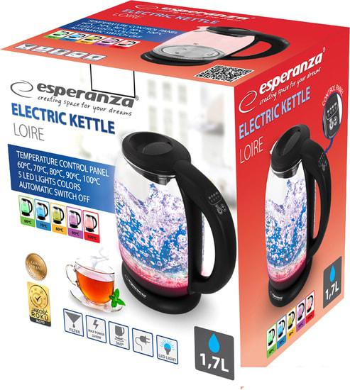 Электрический чайник Esperanza Loire EKK027- фото3