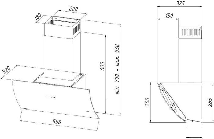 Кухонная вытяжка Akpo Clarus 60 WK-11 (серый)- фото3
