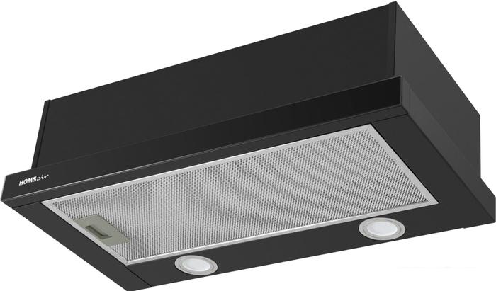Кухонная вытяжка HOMSair Flat 60 Glass (черный)- фото