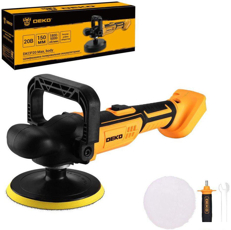 Полировальная машина Deko DKCP20 Max 063-2211 (без АКБ)