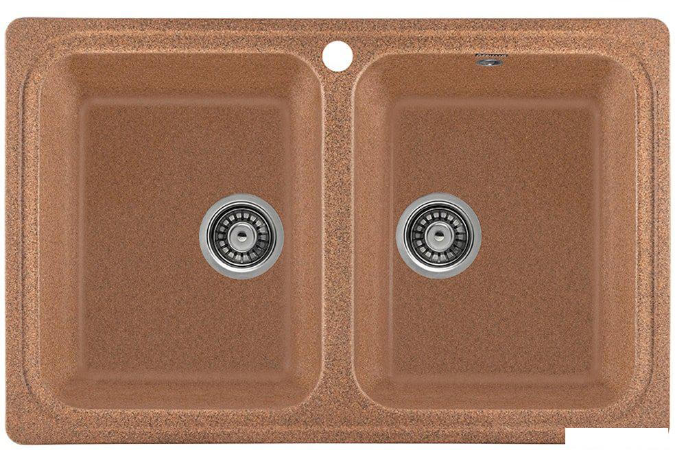 Кухонная мойка Gerhans C02 (терракотовый)